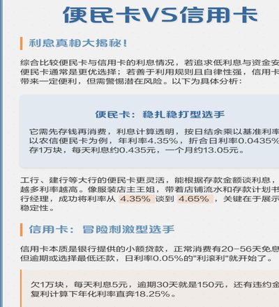 便民卡3万元利息计算攻略