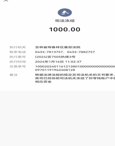 分期乐账户已冻结无法还款